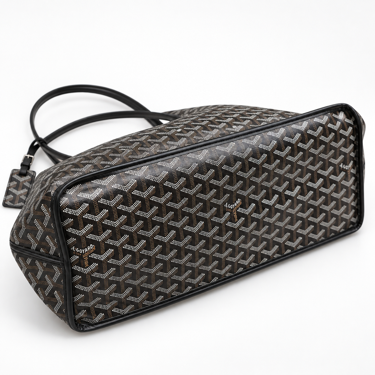 GY Black Monogram Tote Bag - image 4