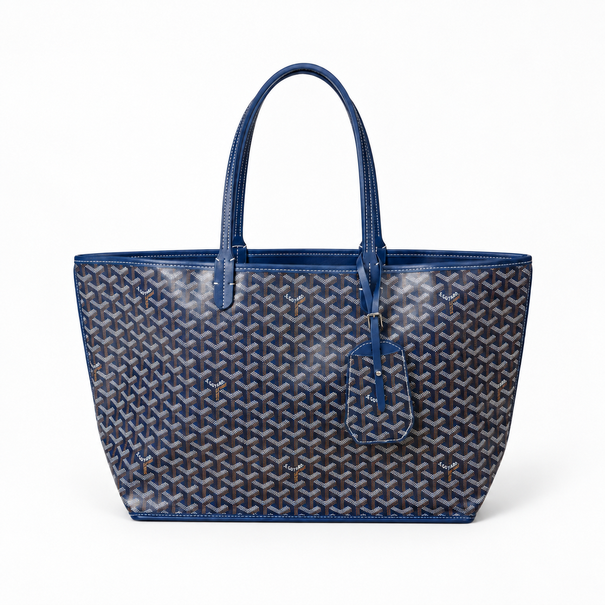 GY Blue Monogram Tote Bag - image 2
