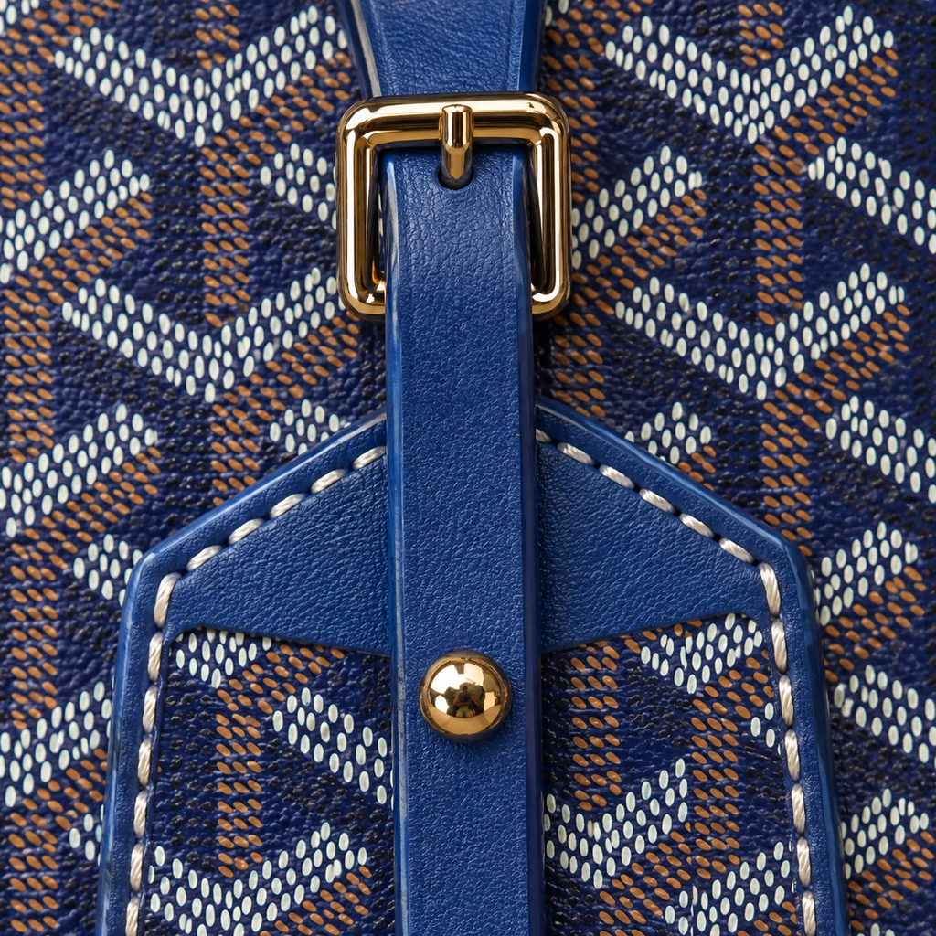 GY Blue Monogram Tote Bag - image 6