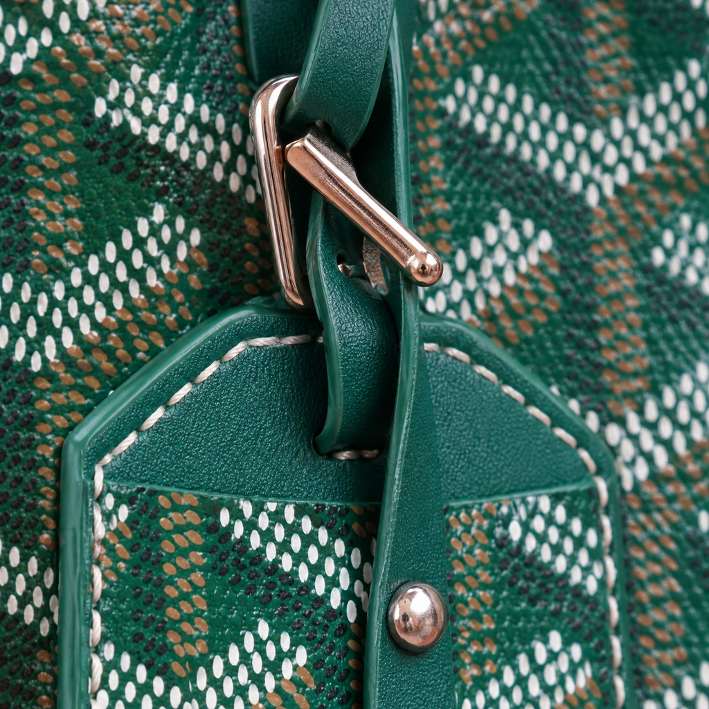 GY Green Monogram Tote Bag - image 6
