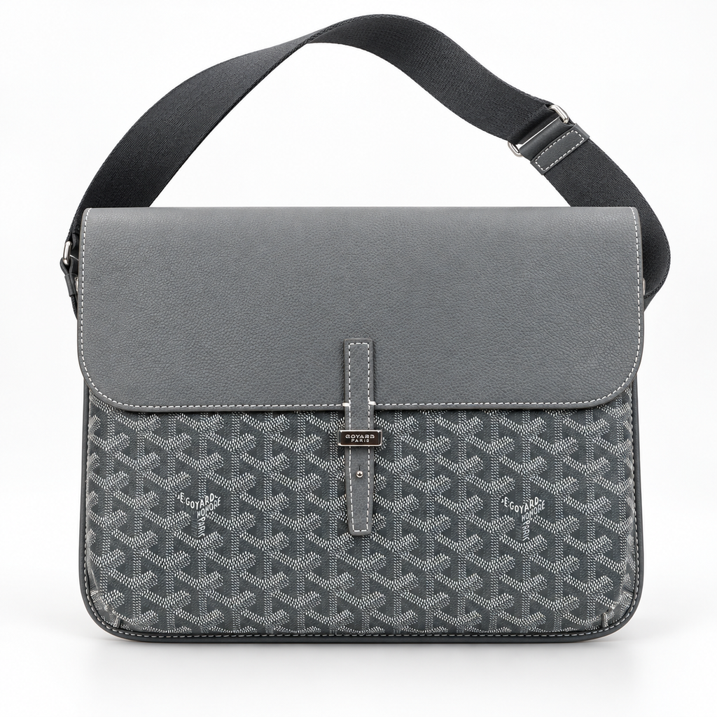 GY Grey Monogram Messenger Bag - image 2