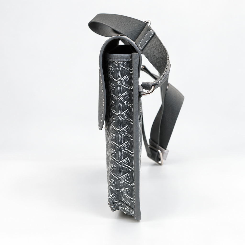GY Grey Monogram Messenger Bag - image 4