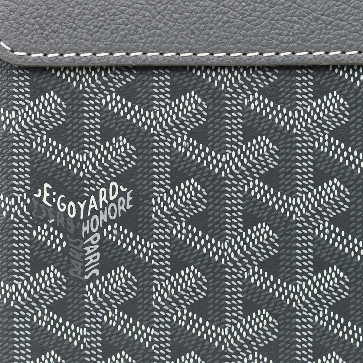 GY Grey Monogram Messenger Bag - image 7
