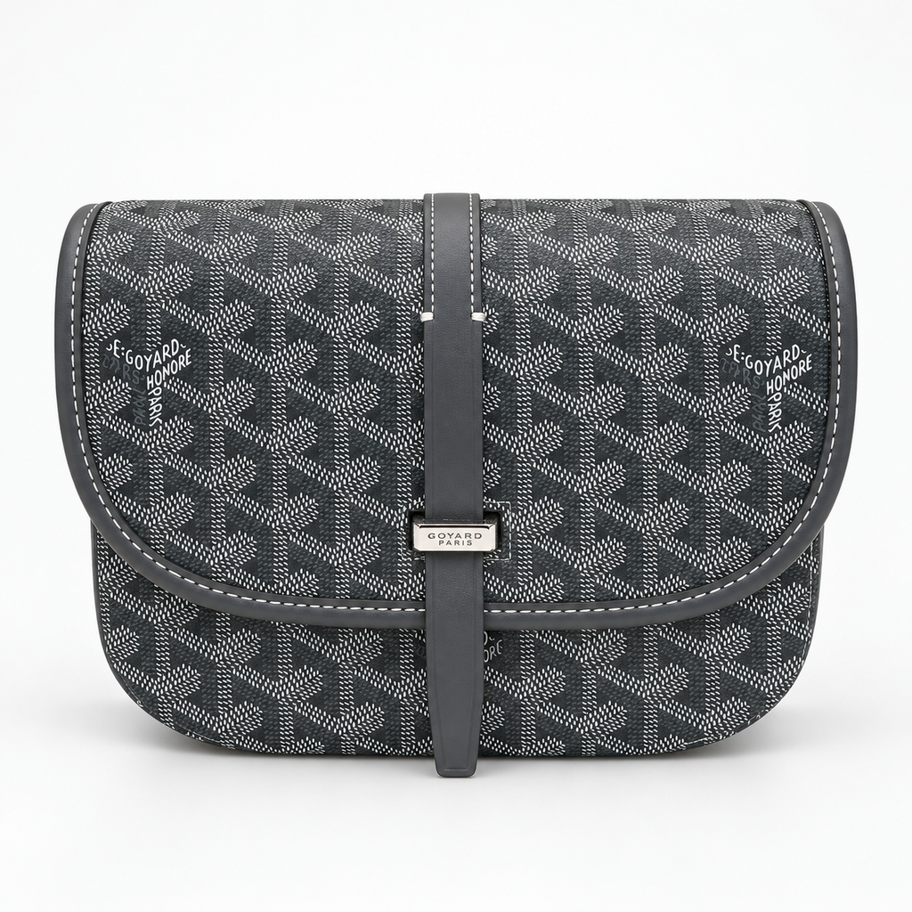 GY Grey Monogram Shoulder Bag - image 2
