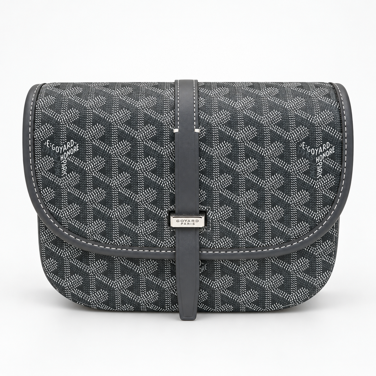 GY Grey Monogram Shoulder Bag - image 2