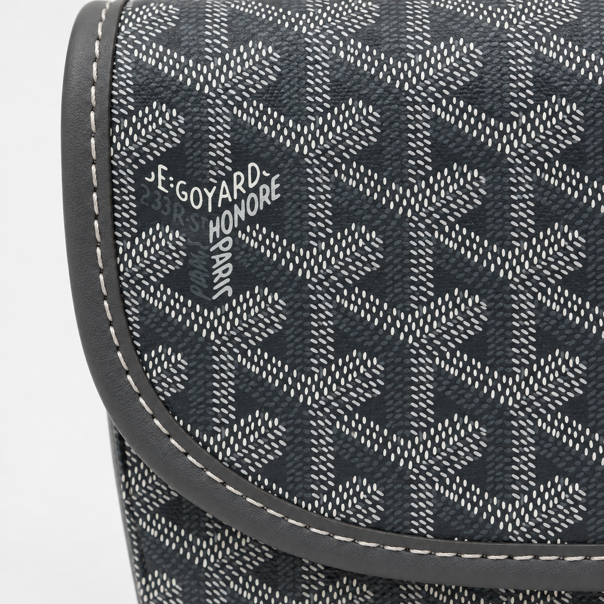 GY Grey Monogram Shoulder Bag - image 7