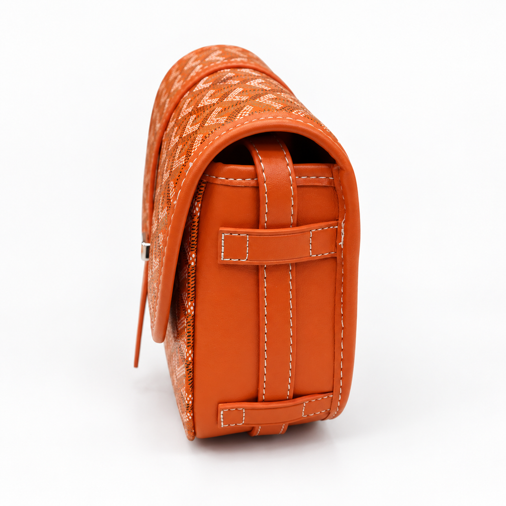 GY Orange Monogram Shoulder Bag - image 4