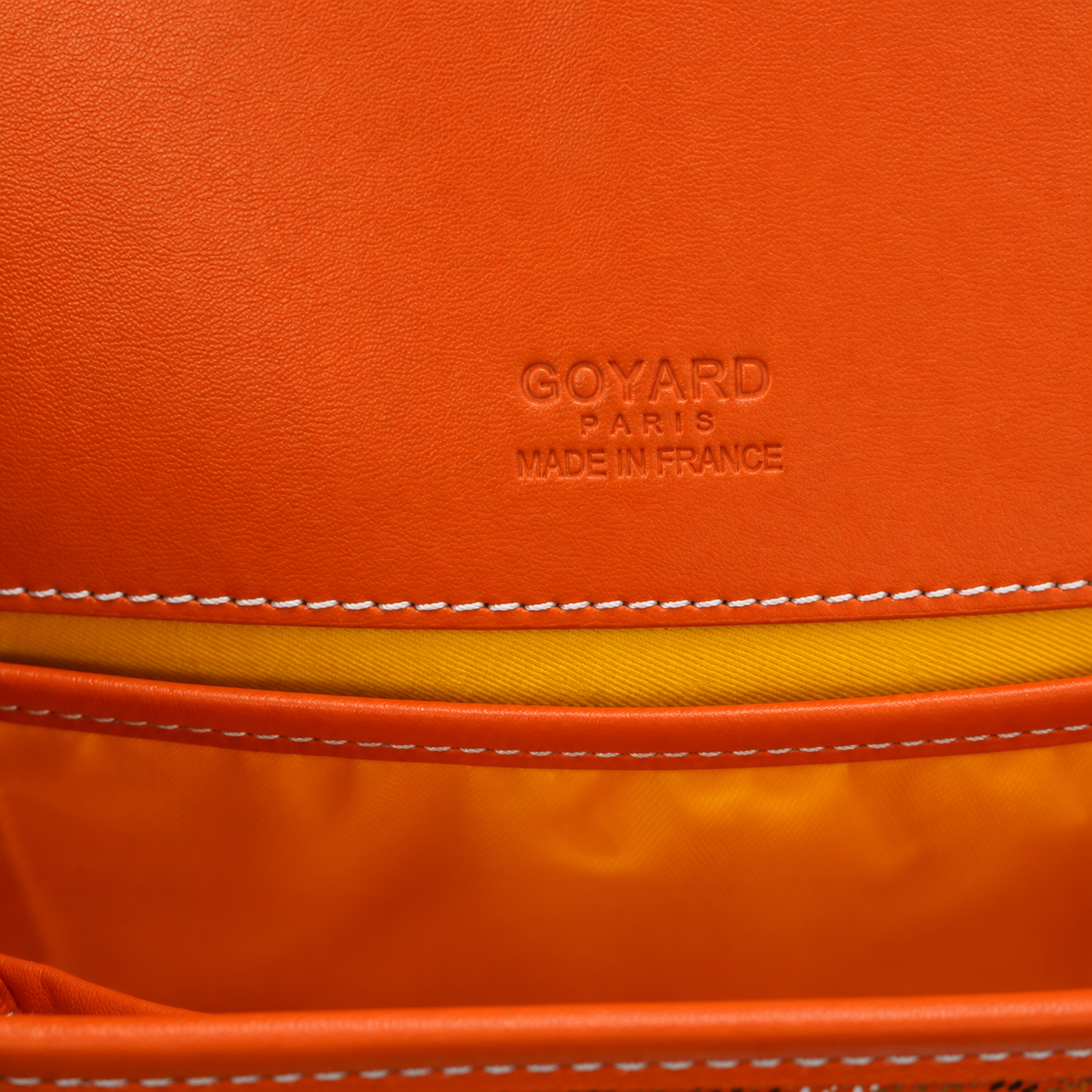 GY Orange Monogram Shoulder Bag - image 5