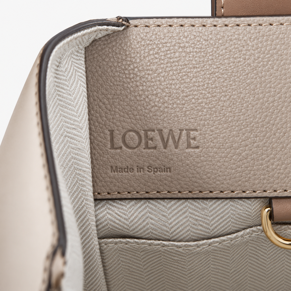 LOEWE Taupe Zip-Detail Handbag - image 5