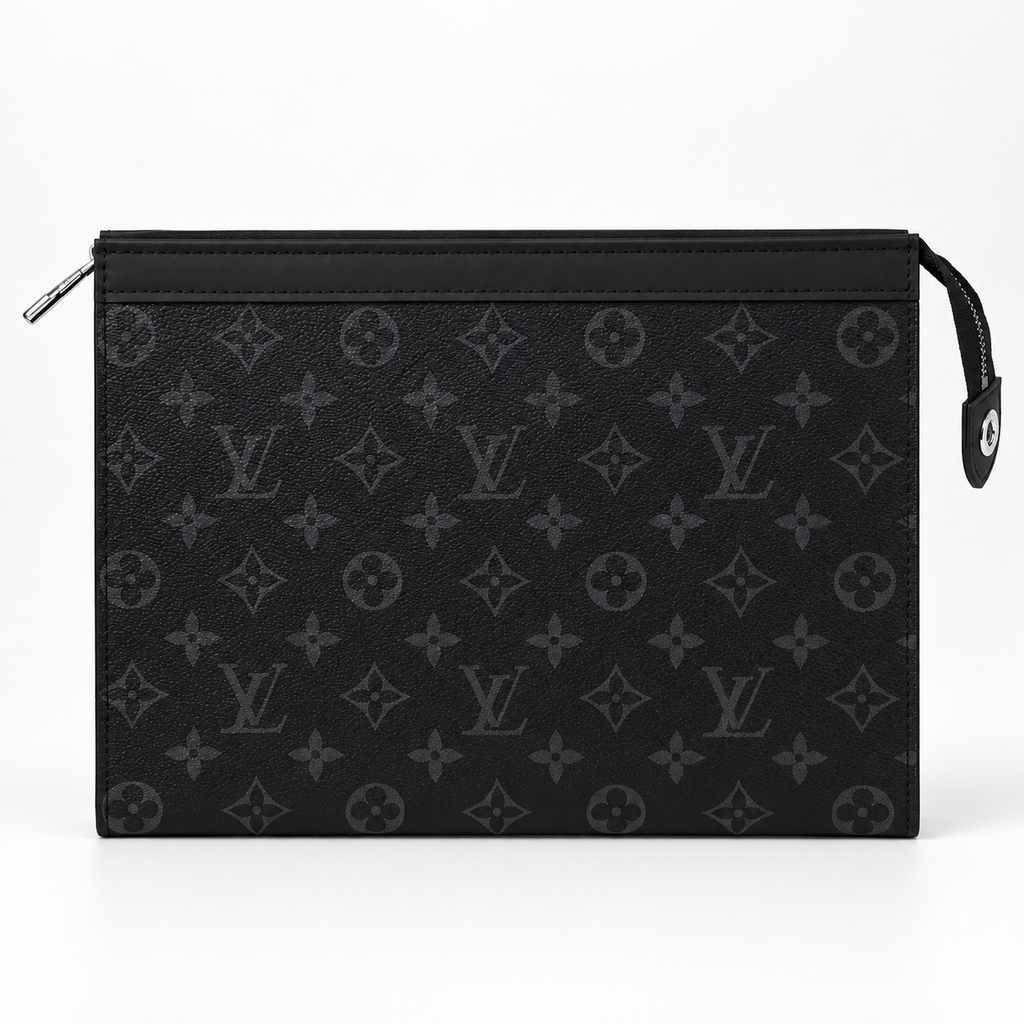 LV Black Monogram Men’s Clutch - image 2