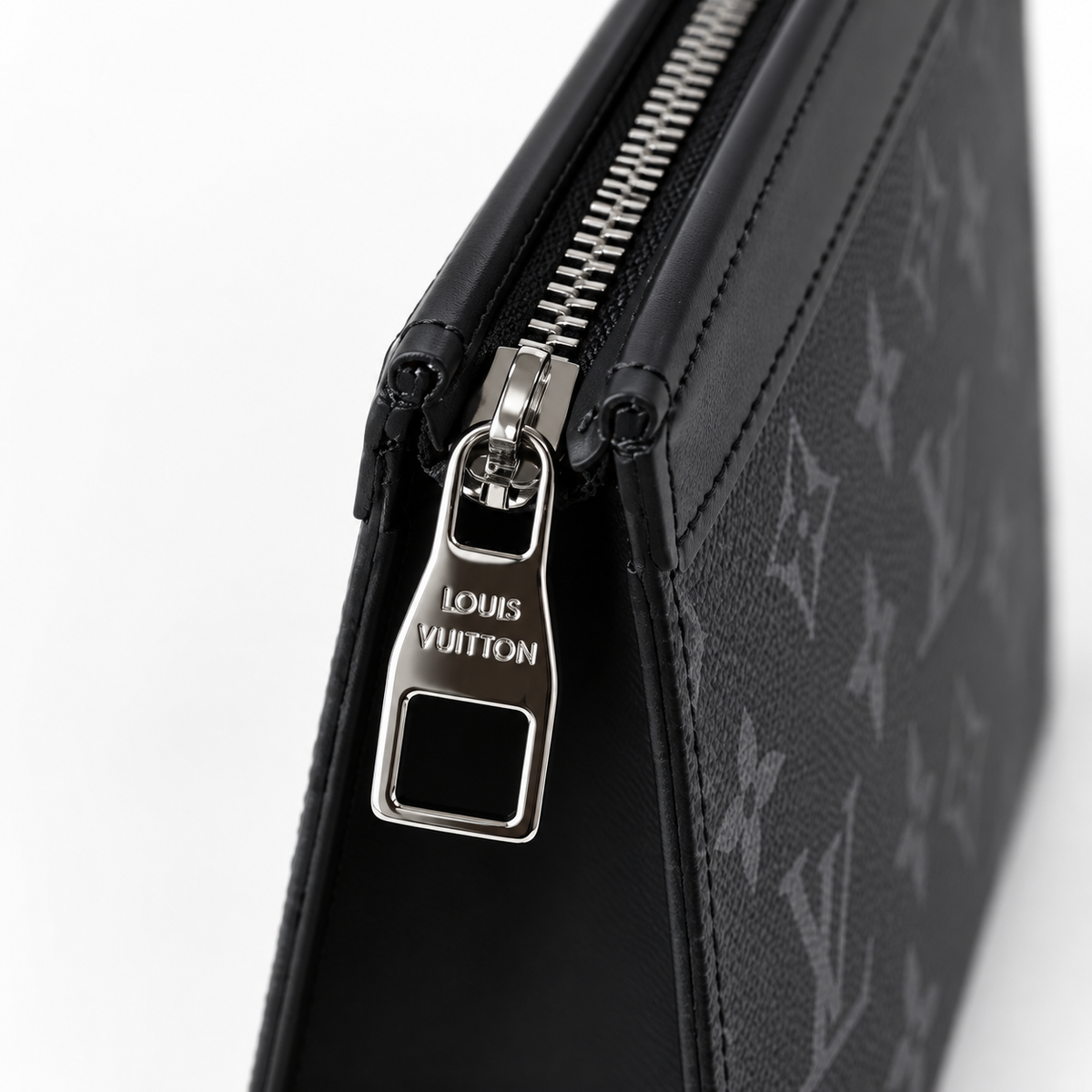 LV Black Monogram Men’s Clutch - image 5