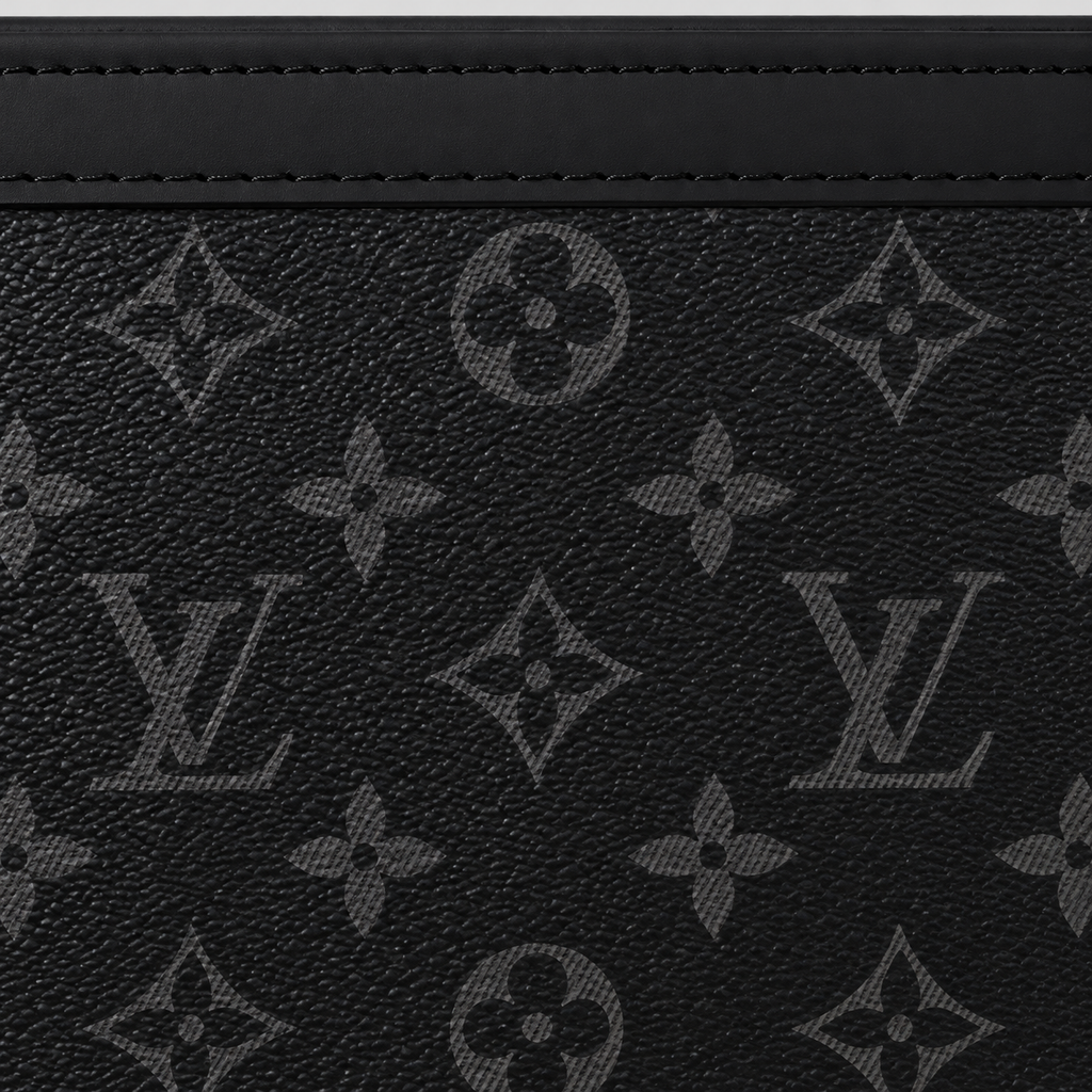 LV Black Monogram Men’s Clutch - image 6