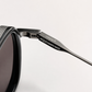 JMM Black Double-Bridge Navigator Sunglasses