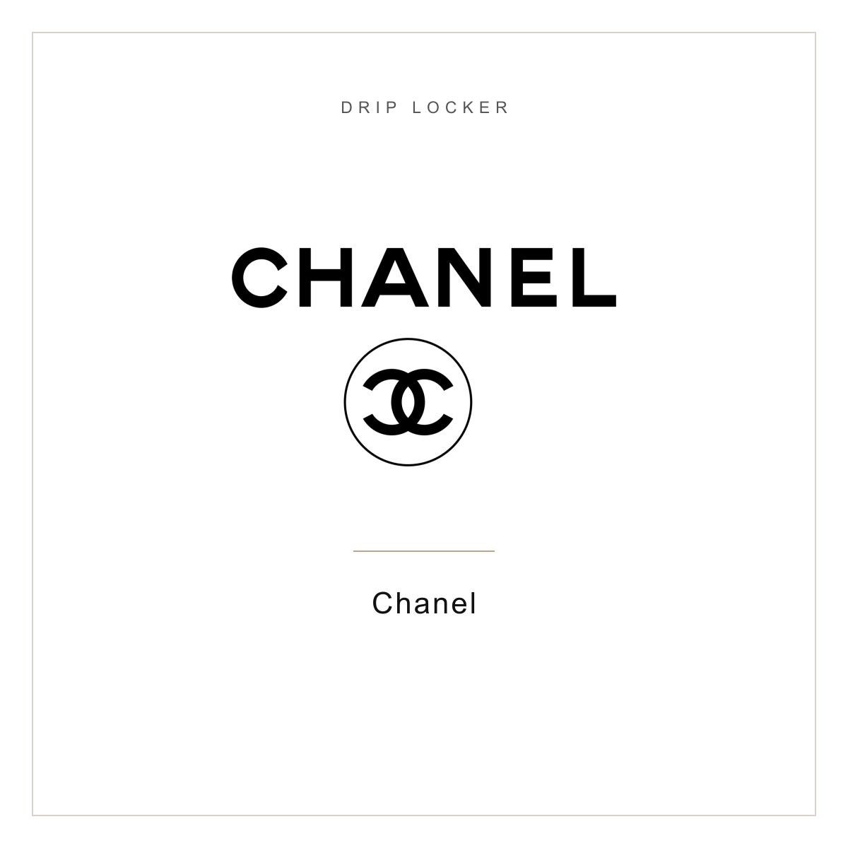 Drip Locker brand card — Chanel
