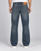 DSL — Men’s Wide-Bottom Straight-Fit Jeans – Vintage Mid Indigo