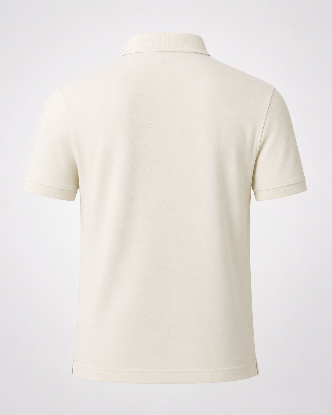 Men’s Cream Tonal-Logo Polo T-Shirt - view 2