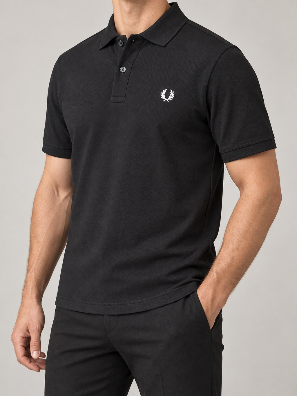 Black Classic Polo - view 2