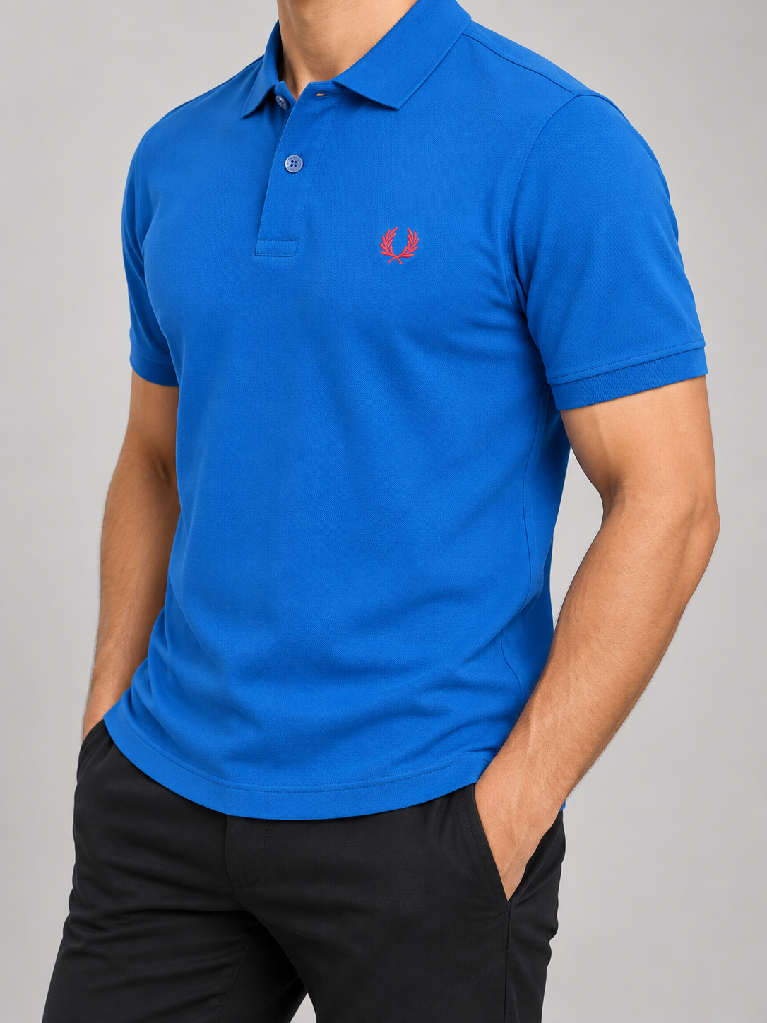 Royal Blue Classic Polo - view 2