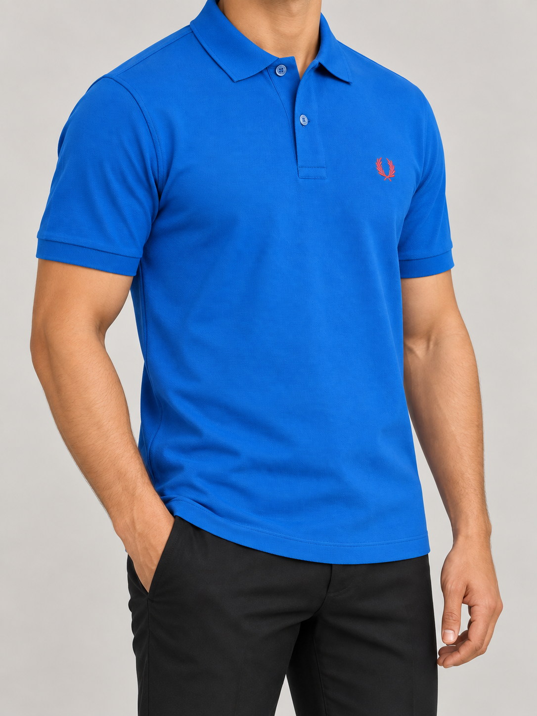 Royal Blue Classic Polo - view 3