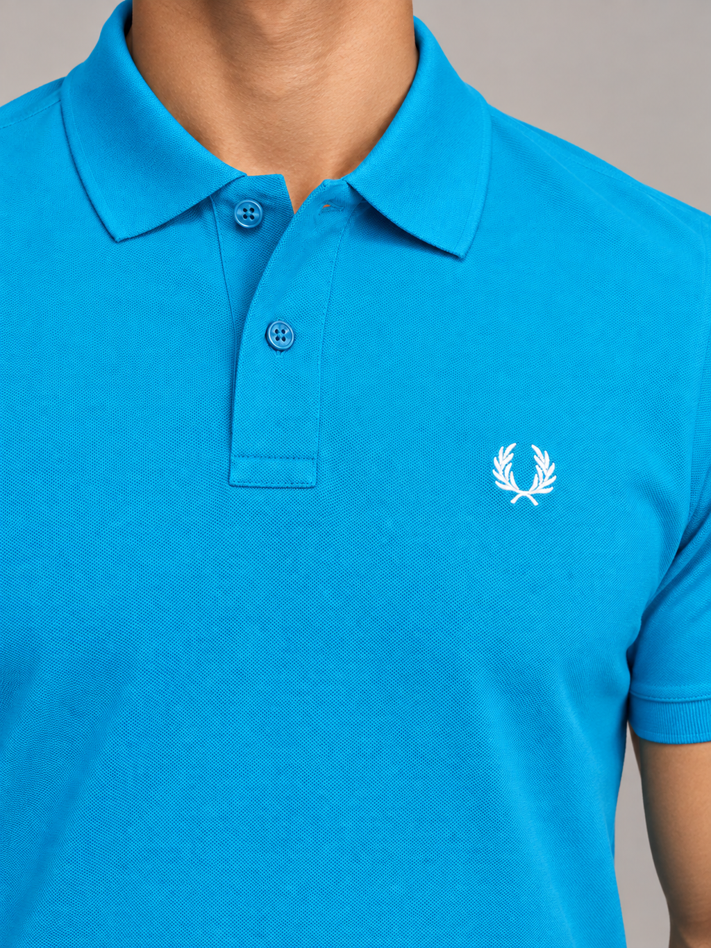 Turquoise Blue Polo - view 4