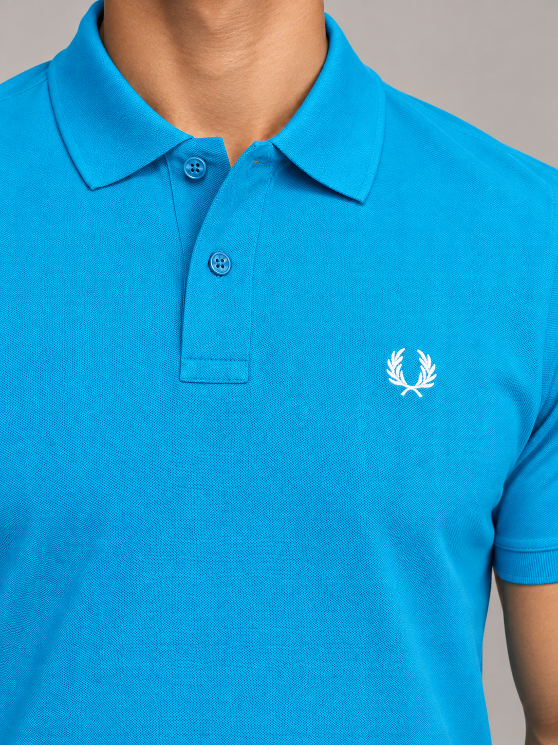 Turquoise Blue Polo - view 4
