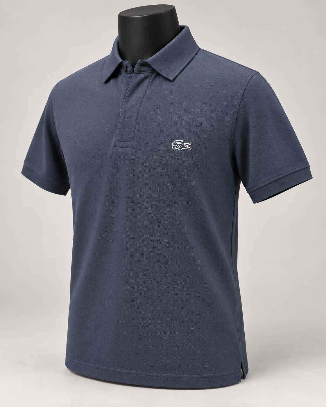Dark Slate Outlined-Croc Polo Shirt - view 2