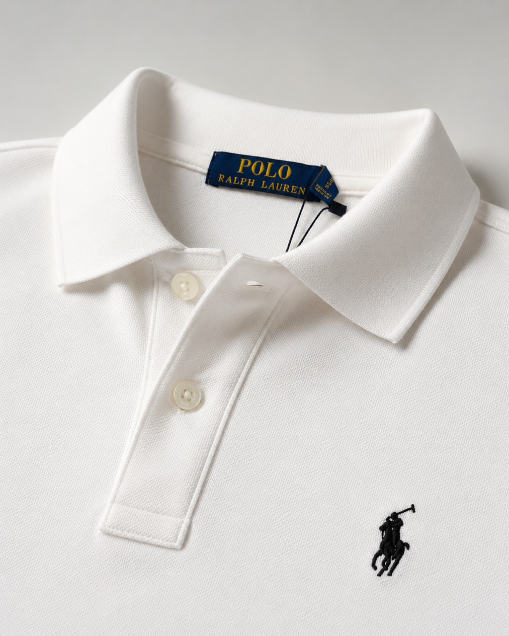 Men’s Classic White Polo T-Shirt - view 3