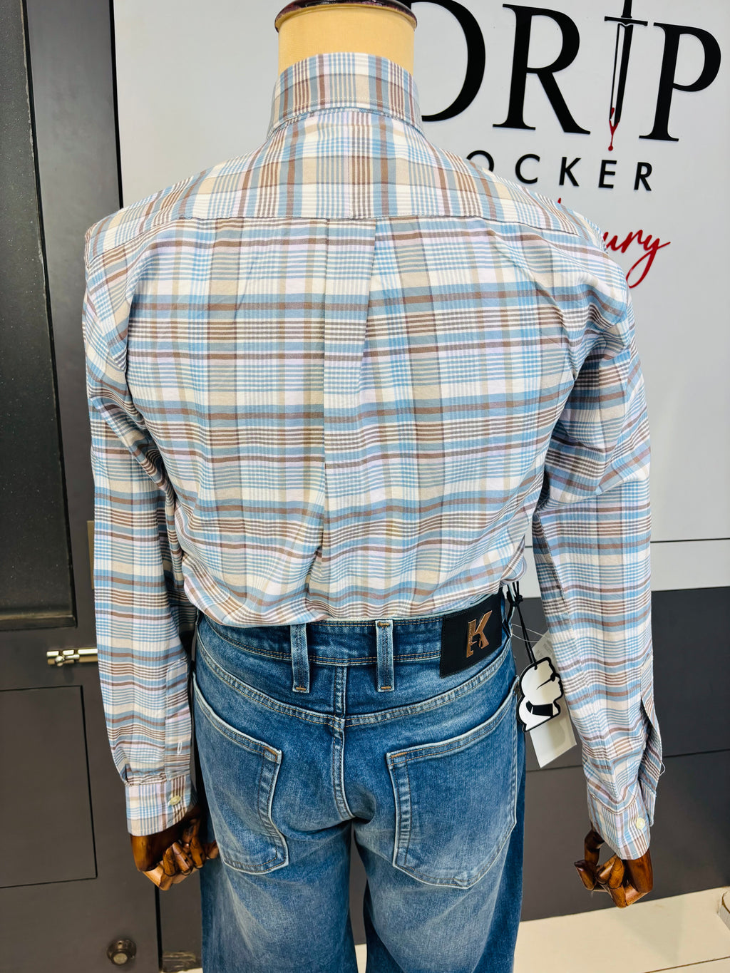 Men’s Pastel Multicolour Check Shirt - view 6