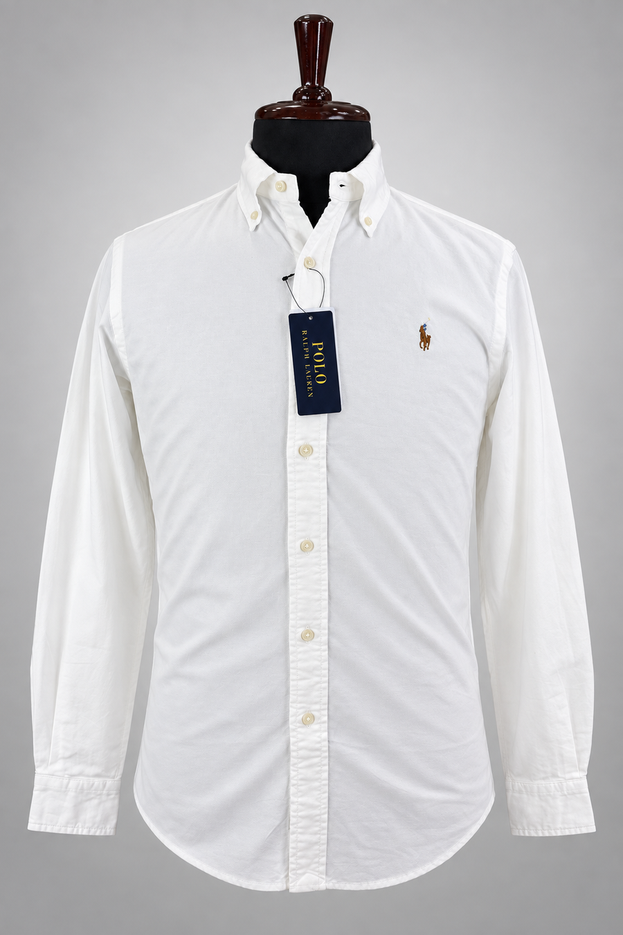 Men’s White Textured Shirt - front view