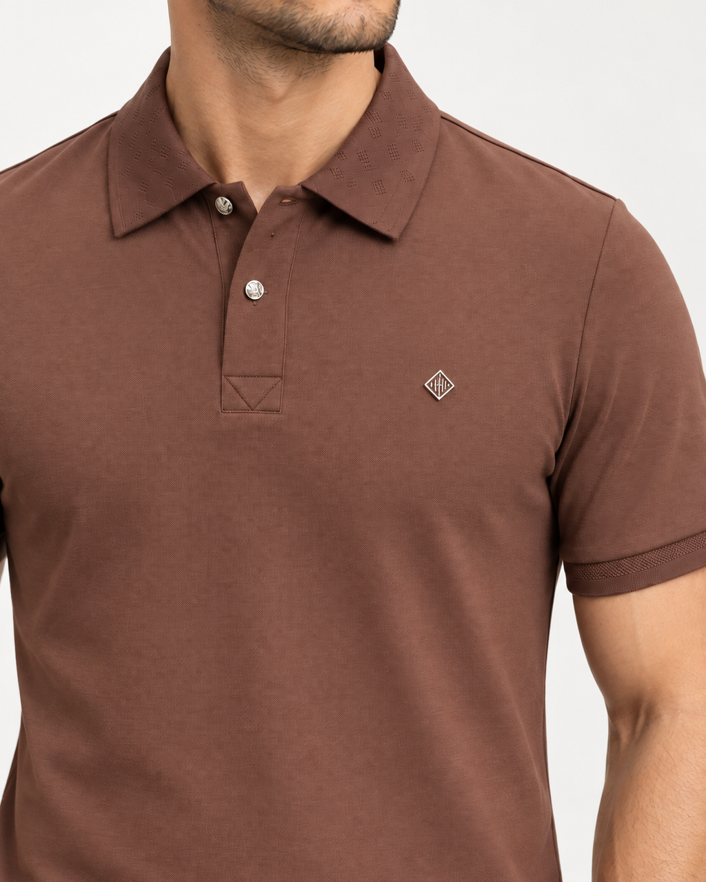 Cocoa Diamond-Badge Polo Shirt - view 3