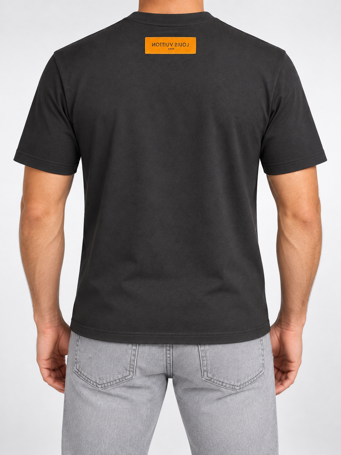 Men’s Black Blue Sneaker Graphic T-Shirt - view 4