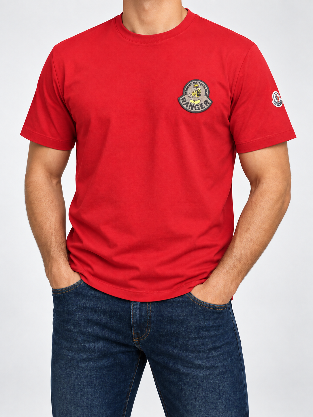 Men’s Red Ranger Patch T-Shirt - view 4