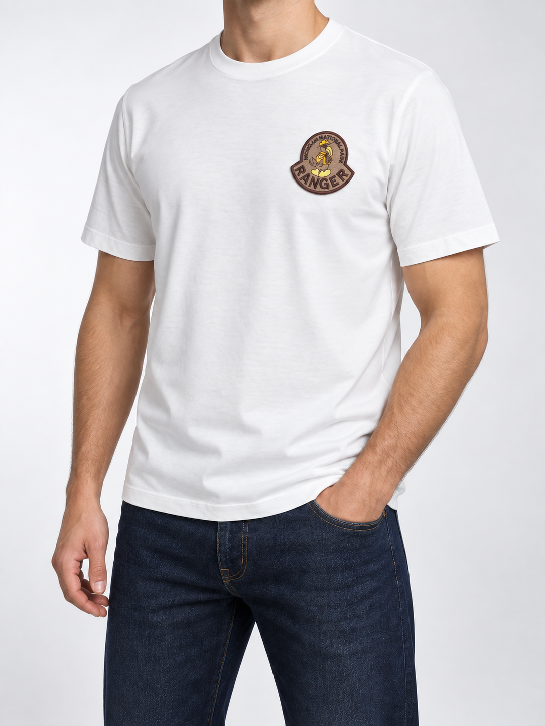 Men’s White Ranger Patch T-Shirt - view 2