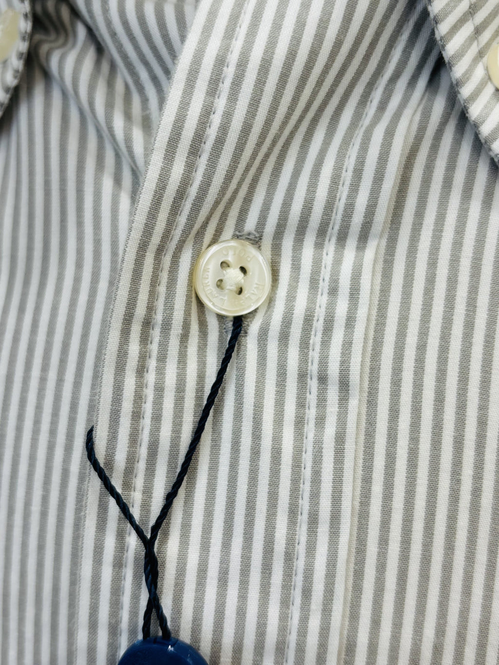 Men’s Light Grey Pinstripe Shirt - view 5