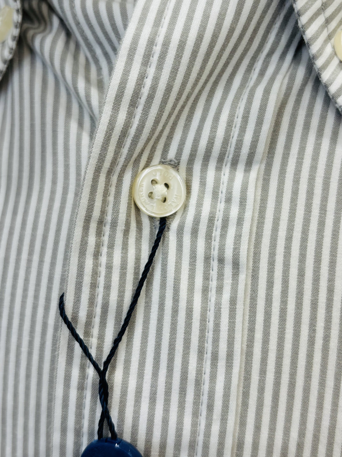 Men’s Light Grey Pinstripe Shirt - view 5