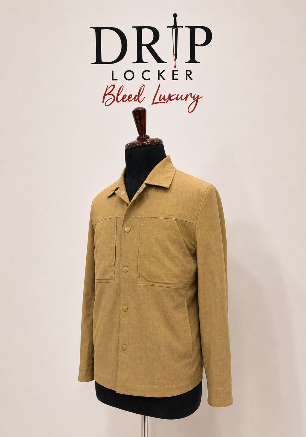 Mustard Camel Two-Pocket Overshirt - view 2