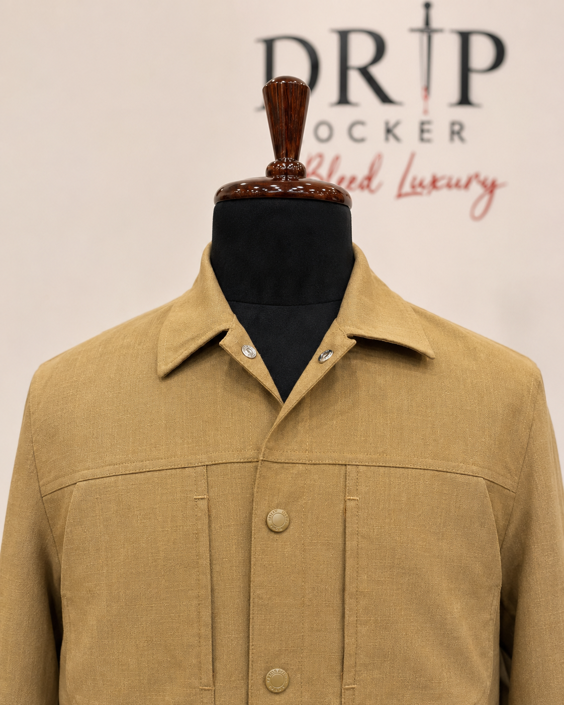 Mustard Camel Two-Pocket Overshirt - view 4