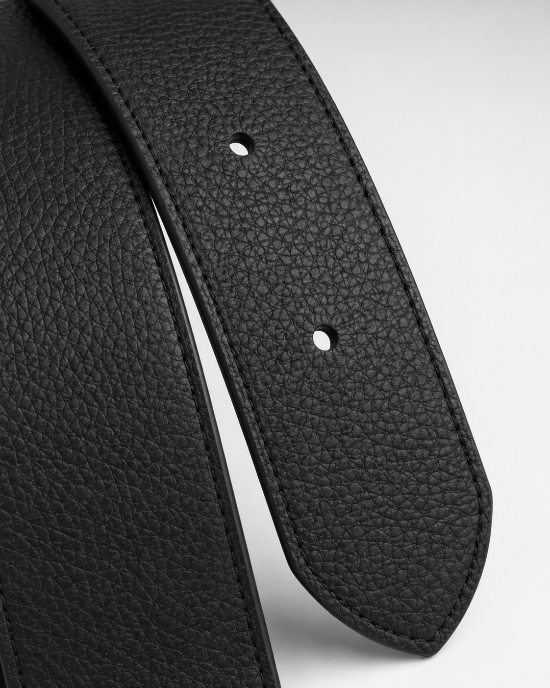 Black and Blue Reversible Silver-Tone Logo Buckle Belt - view 3