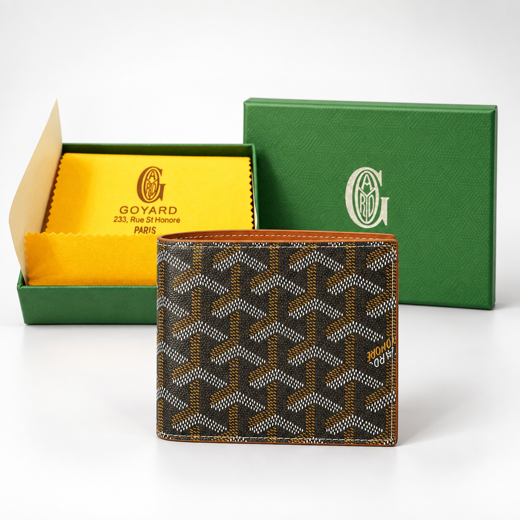 Black Brown Bifold Wallet - view 4
