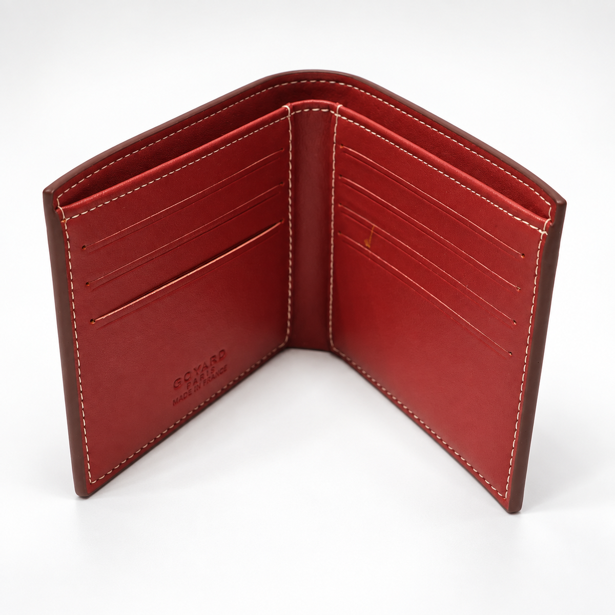 Brown Red Bifold Wallet - view 2