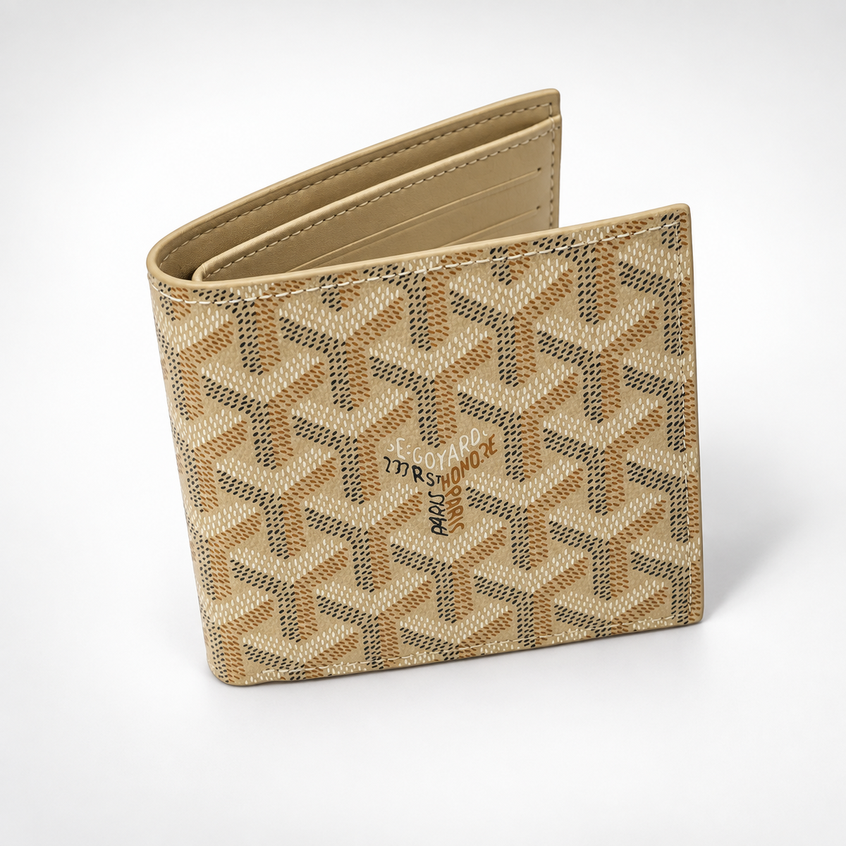 Cream Bifold Wallet - view 3