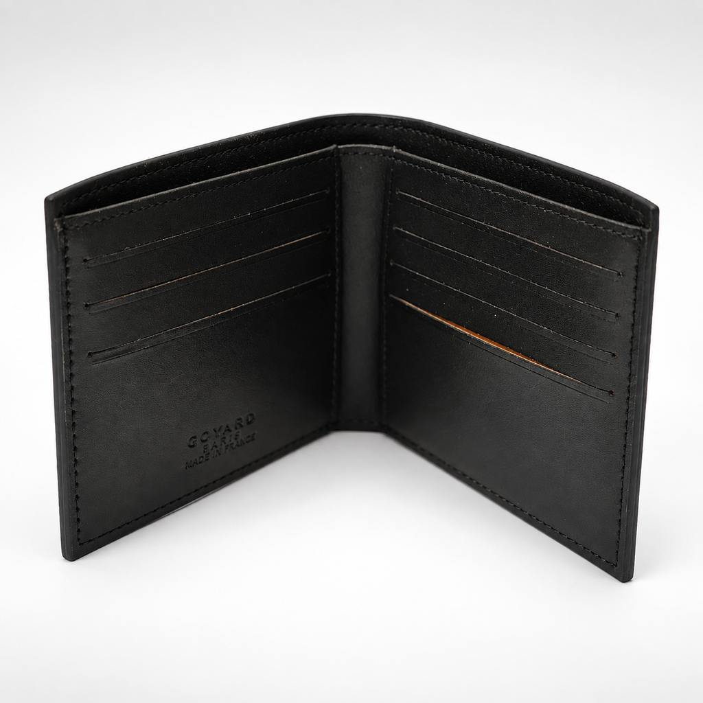 Dark Brown Black Bifold Wallet - view 2