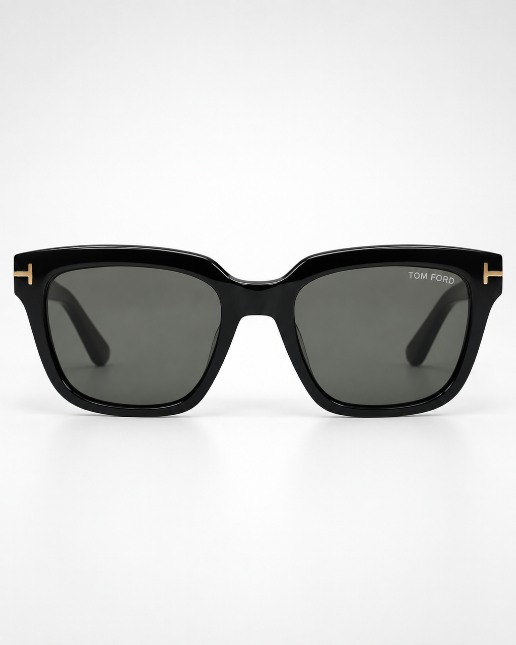 tom ford ft6027 b 001 square sunglasses — front product view
