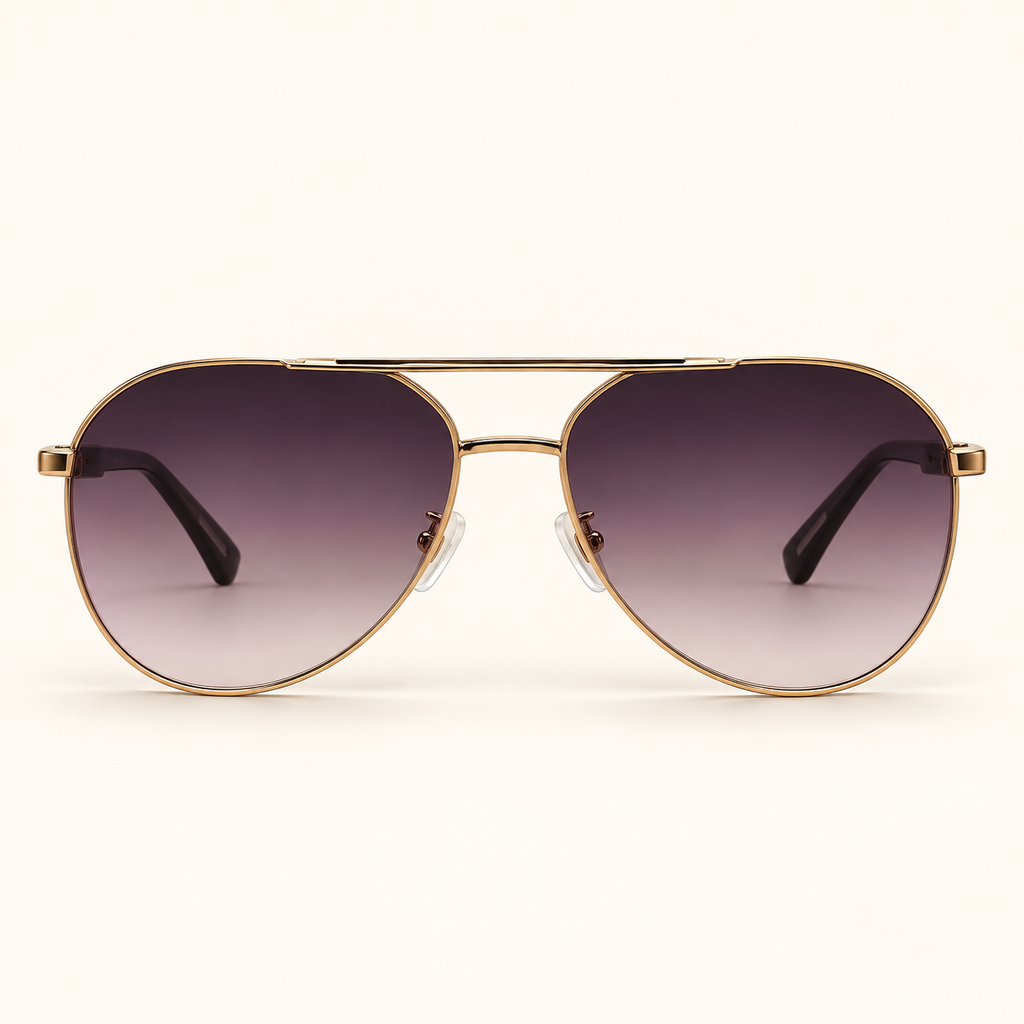 CHPD — Gold Gradient Aviator Sunglasses – Model 1