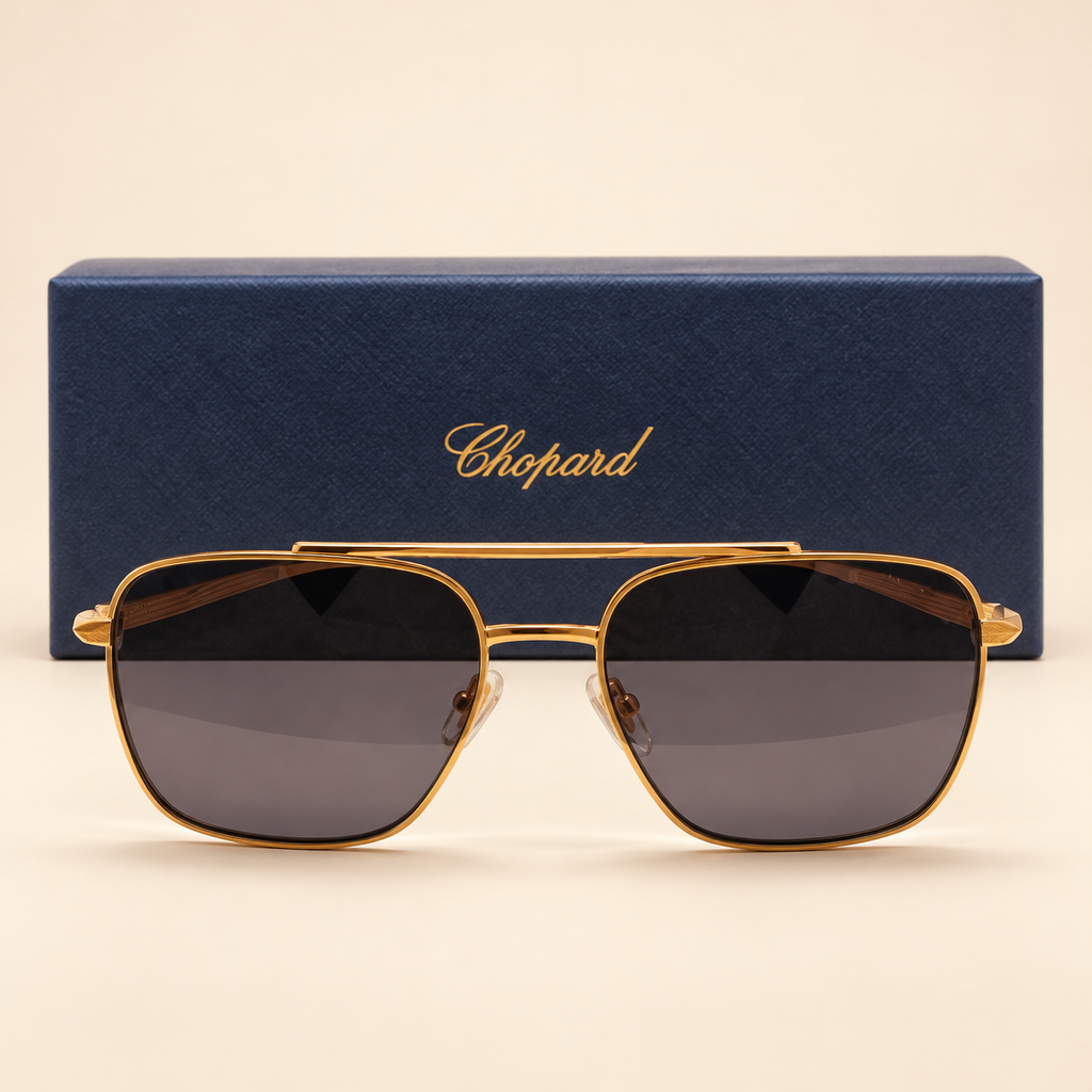 CHPD — Gold Smoke Navigator Sunglasses – Model 2