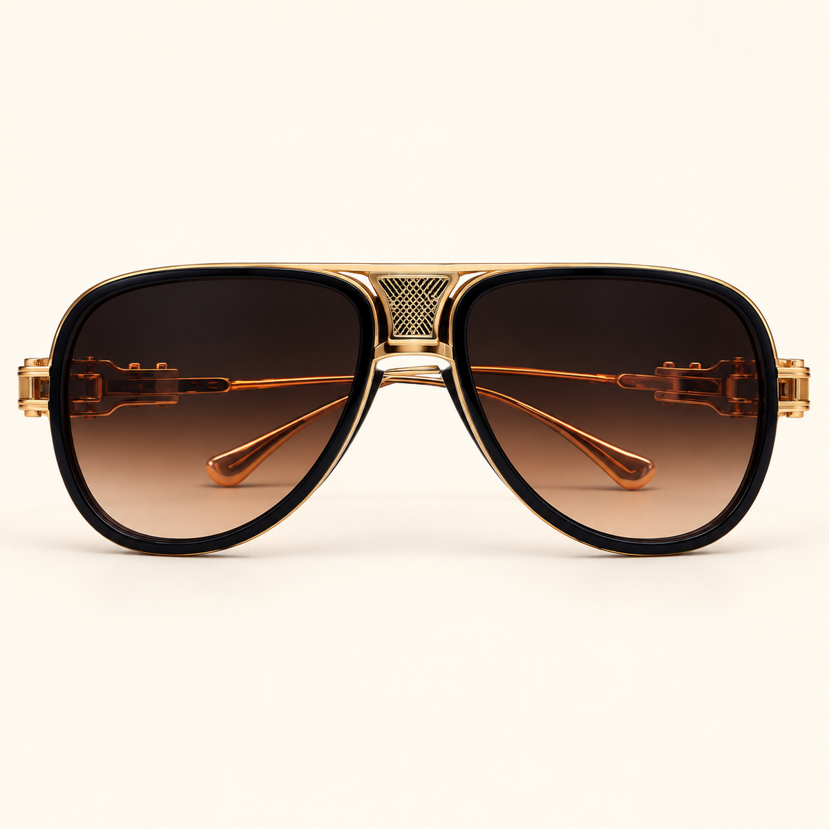 DITA — Black Gold Aviator Sunglasses – Model 3