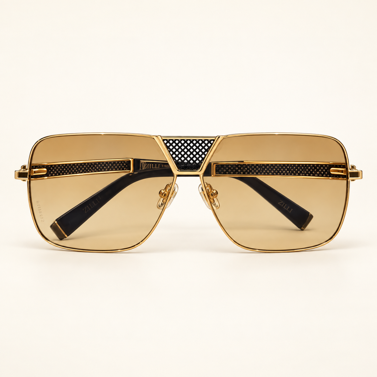 ZL — Gold Gradient Navigator Sunglasses – Model 1