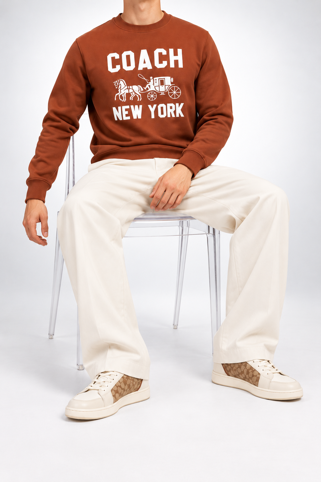 CCH — Rust New-York Horse-And-Carriage Sweatshirt — additional