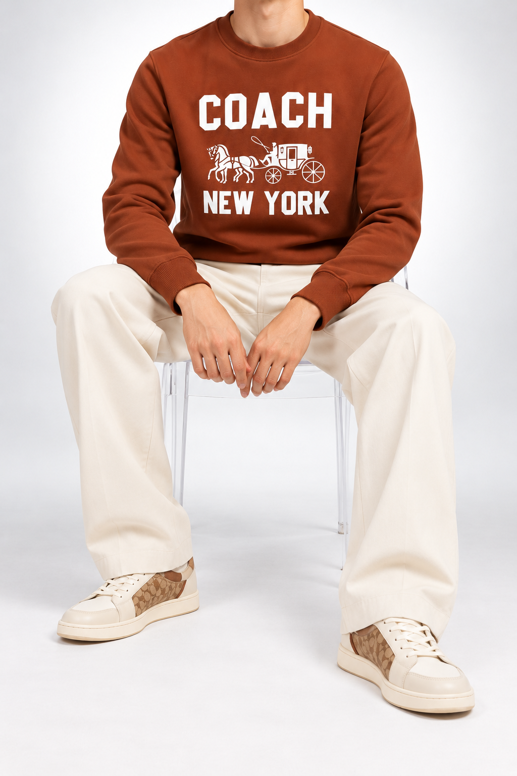 CCH — Rust New-York Horse-And-Carriage Sweatshirt — additional