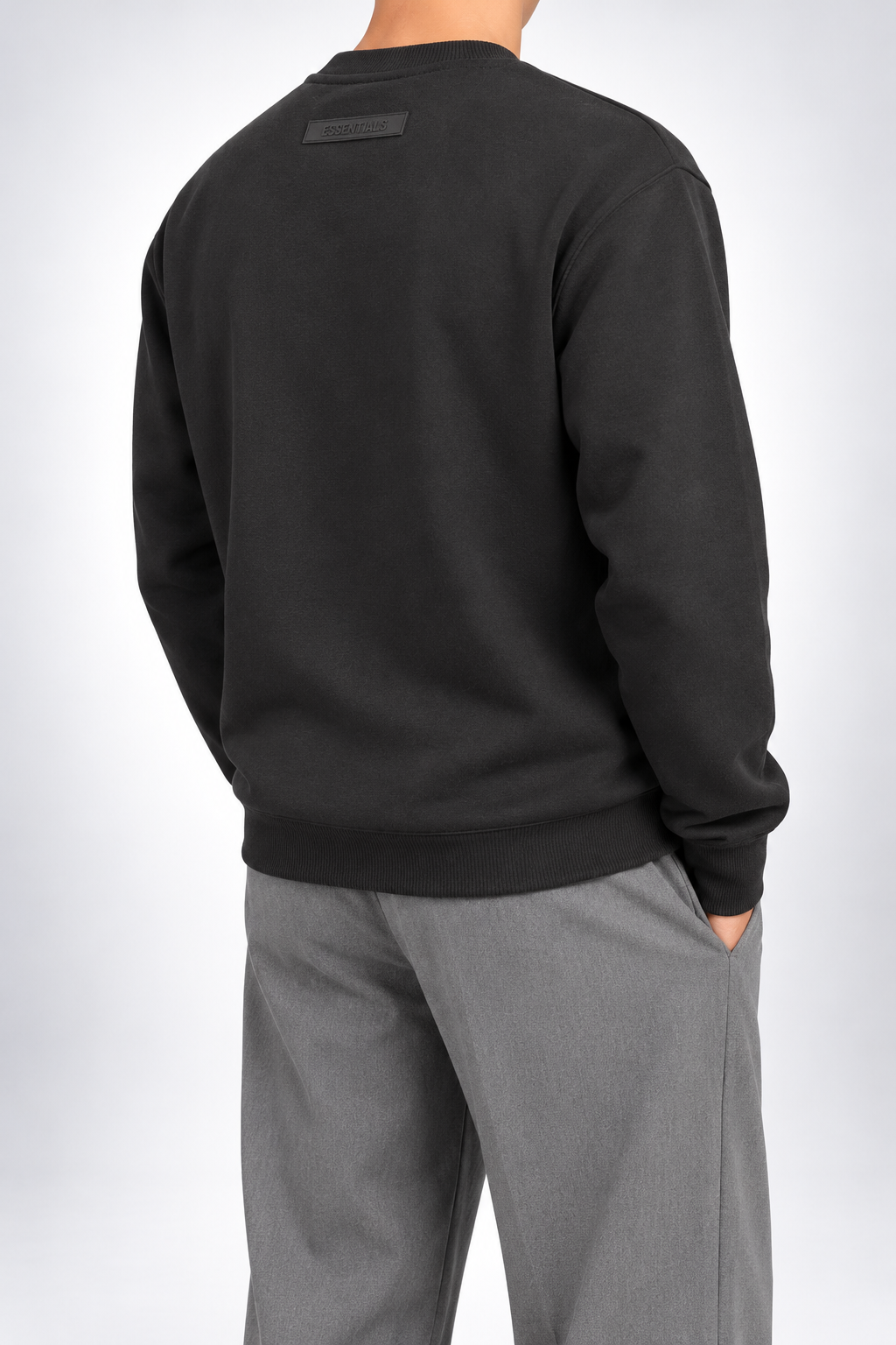 ESS — Charcoal Tonal-Logo Sweatshirt — additional